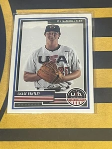 2023 Panini USA Baseball Stars & Stripes - #21 Chase Bentley (RC) - Picture 1 of 2
