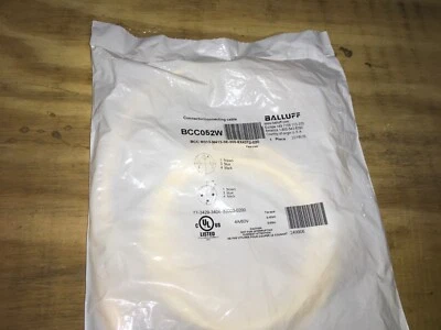 BALLUFF двойной конец шнур комплект, 3 pin Pico, BCC052W, NIB - Изображение 1 из 4