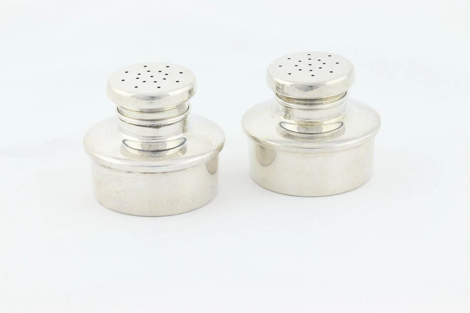 纯银盐和胡椒瓶 Paul Revere 复制 B 和 M Ster — 第 1/4 张图片