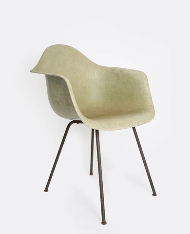 Vtg 50s Mid Century Modern 1st Generation Eames DAX Herman Miller shell chair Cover