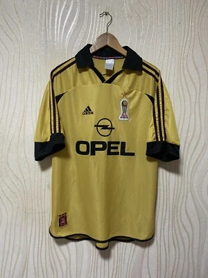 MILÁN 1999 2000 CUARTA CAMISETA FUTBOL CAMISETA CENTENARIO ADIDAS talla L HOMBRE Foto 1 de 4