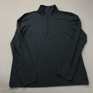 Lululemon Jacket Mens Medium Blue 1/4 Quarter Zip Surge Soft Jersey Pullover Gym - Picture 1 of 8