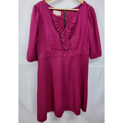 Vestido vaina Phoebe Couture con volantes delanteros | Talla 16 Foto 1 de 4