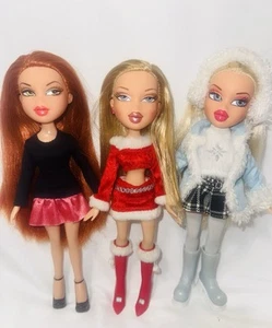 Bratz Lot Of 3: Meygan Black Friday 2012, Holiday Cloe 2007, Winter Girlz Cloe - Picture 1 of 12