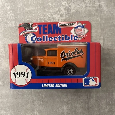 Matchbox 1-75 MLB Series - MB38 - Ford Modelo A Van - Orioles 1991 Foto 1 de 4
