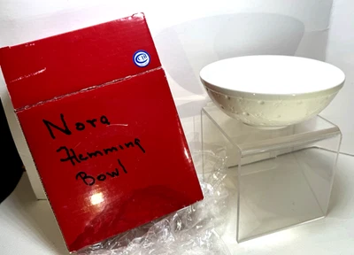 Nora Fleming Swiss Dot Small Bowl Dip Ramekin Initials 5” Retired NEW in BOX - Image 1 of 4
