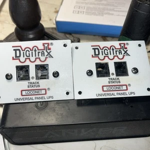 (2) Digitrax LOCONET "Track Status" Universal Panel UPS - from 2010 - works well - Picture 1 of 6