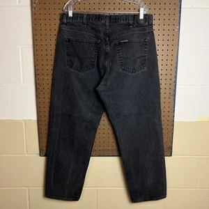 Vintage Harley Davidson Jeans Mens 38 x 30 Black Denim Biker Motorcycle 90s Y2K - Picture 1 of 14