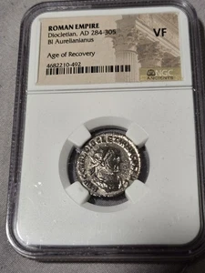 Roman Empire AD 284-305  Diocletian NGC  VF - Picture 1 of 5
