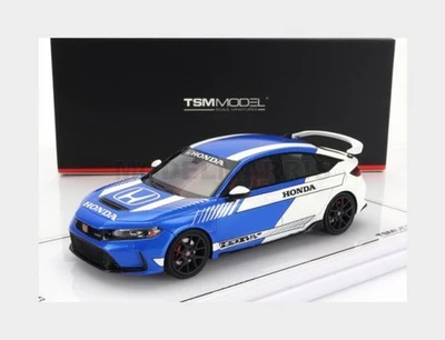 MINI-GT TSM430767 HONDA - CIVIC TYPE R 2023 - BLUE WHITE - 1/43 - Immagine 1 di 2