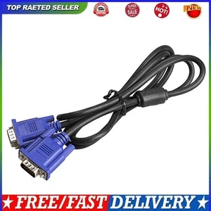 1.5M VGA To VGA Cable Male To Male HD VGA Cable Adapter Video Connection Cable - Bild 1 von 9