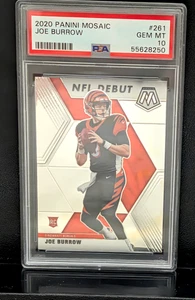 2020 JOE BURROW MOSAIC RC #261 PSA 10 - Picture 1 of 1