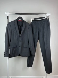 HUGO BOSS Mens Wool 2 Piece Suit US 34R EU 44R - Picture 1 of 20