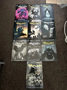Batman New 52 1-10 Set Paperback TPB Graphic Novel DC Comics Snyder Capullo - Picture 1 of 23