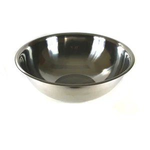 – 1 Heavy Duty Flat Base Mixing Bowl, Stainless Steel – 20 Quarts, 2 - Picture 1 of 2