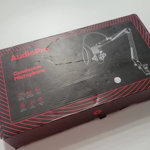 AudioPro Studio Recording Microphone Condenser Mic for Podcasting Streaming - Picture 1 of 10