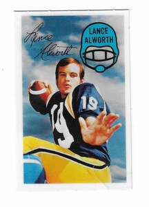 1970 Kellogg's 3-D Superstars LANCE ALWORTH Charges card 40 minor wear - Bild 1 von 2