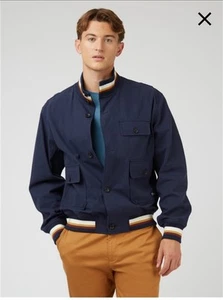 Ben Sherman - Limited Edition Navy Utility Bomber Jacket - Medium - EU Exclusive - Picture 1 of 12