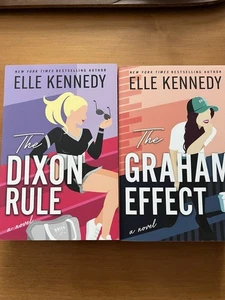 Elle Kennedy novels the Dixon Rule the Graham Effect Like New Books Set Of 2 - Picture 1 of 4