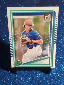 2025 Panini Donruss Baseball #119 Brandon Sproat Rated Prospect New York Mets - Bild 1 von 2