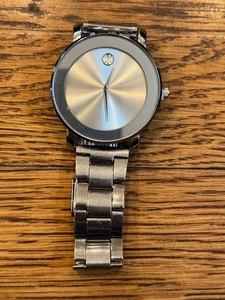 Mens Silver Tone Wrist Watch Christmas Stocking Stuffer - Picture 1 of 9