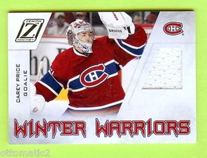 11-12 PANINI ZENITH WINTER WARRIORS CAREY PRICE JERSEY - TEAM CANADA - Picture 1 of 1