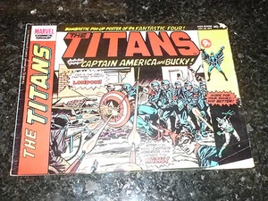 THE TITANS Starring CAPTAIN AMERICA - No 6 - Date 29/11/1975 - MARVEL COMICS - Bild 1 von 1