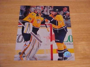 Pekka Rinne Mike Fisher Nashville LIZENZIERTES 8 X 10 Foto KOSTENLOSER VERSAND 3/mehr - Bild 1 von 1