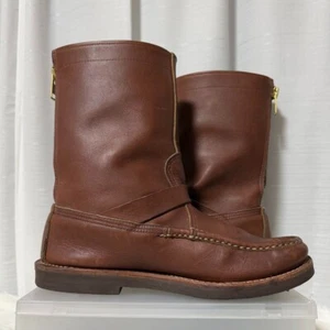 Russel moccasins snake-proof boots belt boots leather #0510 Excellent Condition - Picture 1 of 18