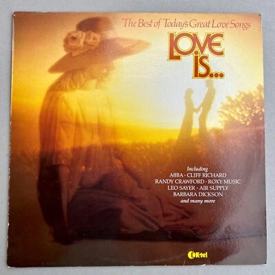 Live Is The Best of Great Love Songs Vinyl Record Vintage 12 in K-tel ABBA Roxy - Image 1 of 4