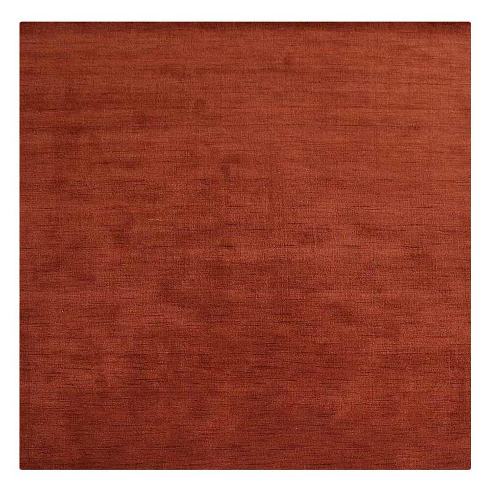 Eco-Friendly Hand Knotted Loom Wool Area Rug Light Red Solid BBH Homes BBL00111 - Image 1 of 1