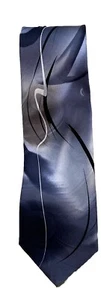 Cravatta Garcia Uomo 100% Seta Collezione Nudo 62 Grigio/Bianco/Nero. 3 1/2"x62" - Foto 1 di 5