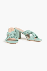 Stewart Weitzman Twisted Block 75 Sandals - Picture 1 of 9
