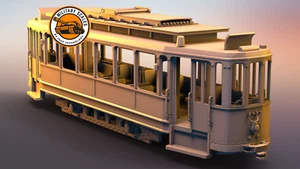 WWII street tram Berlin 1:87 - Zdjęcie 1 z 4
