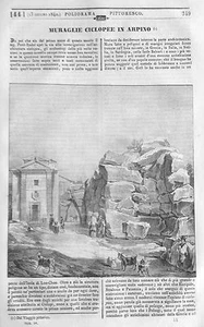 1840  MURAGLIE CICLOPICHE IN ARPINO - Picture 1 of 1