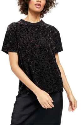 Camiseta de peluche Free People Cheetah Combo Foto 1 de 4