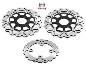 Front Rear Brake Rotor Disc Set Kawasaki Ninja ZX10R 2016-2022  ABS - Picture 1 of 11