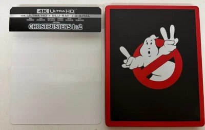 GHOSTBUSTERS 1 & 2 COLLECTION - 4K Ultra HD Steelbook - CIB (Like New) Free Ship - Image 1 of 3