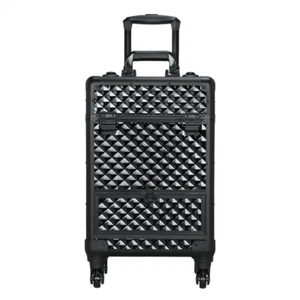 Valigia Trolley Beauty Case Make Up da Viaggio Estetista Professionale Trucco - Foto 1 di 12