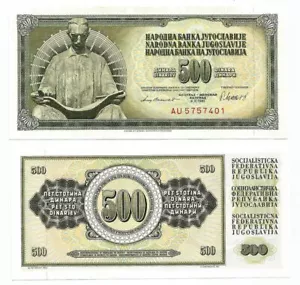 Colección de 3 billetes Dinara de Yugoslavia P91b(U) de 1981 🇷🇸 - Imagen 1 de 1