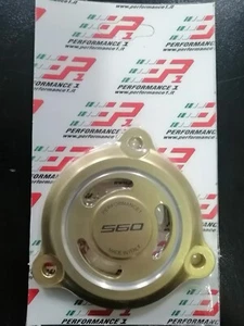 CARTER LATERALE ORO ATTACCO SOSPENSIONE LATO SINISTRO PER YAMAHA TMAX 560 - Foto 1 di 2