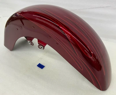 2016 OEM Harley-Davidson CVO Street Glide Touring Front Fender Atomic Red - Image 1 of 4
