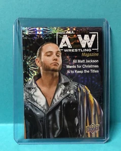 MATT JACKSON  AEW THE MAGAZINE PYRO parallel # 93 2021 First Edition Upper Deck - Picture 1 of 2
