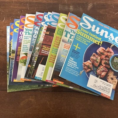 2010 SUNSET Magazine Full Year All 12 Issues, Living In The West - Image 1 of 4