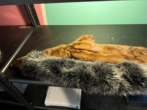 Vintage Lot of Four Mink Fur Collar And 1 Rabbit Collar - Picture 1 of 9