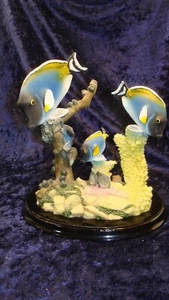 FISH FIGURINE ~ Ceramic ~ 6.5” x 6.5” ~ VGC ~ - Picture 1 of 7