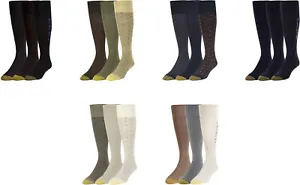 Gold Toe Men's Fashion Over The Calf Socks (3 Pairs) - Picture 1 of 9