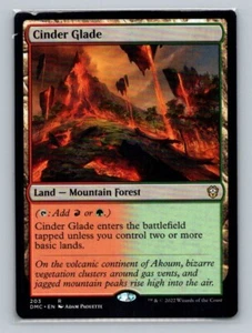 1x MTG - Cinder Glade (203) - Dominaria United Commander-DMC NM - Picture 1 of 2