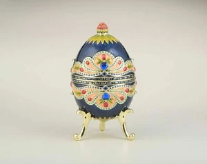 Faberge Eier Anhänger Box groß Handarbeit aus... - Bild 1 von 11