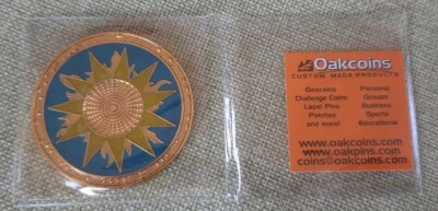 Summer Solstice Geocaching Trackable Sonne Travelbug Geocoin Cachekinz neu - Bild 1 von 3
